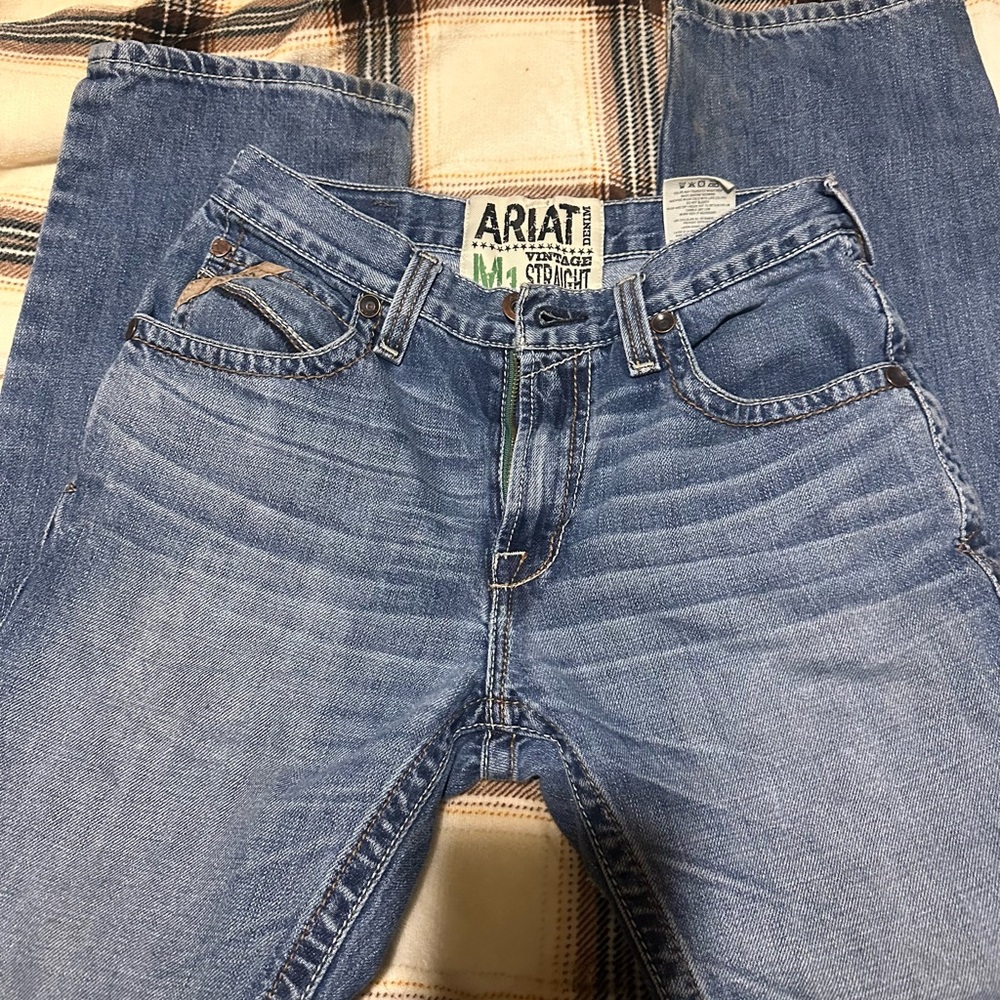Ariat Men's Straight Fit Denim Jeans